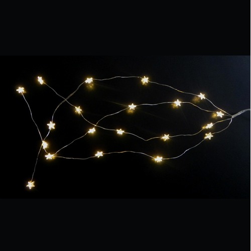 STAR LED   Garland with 20 stars   - 